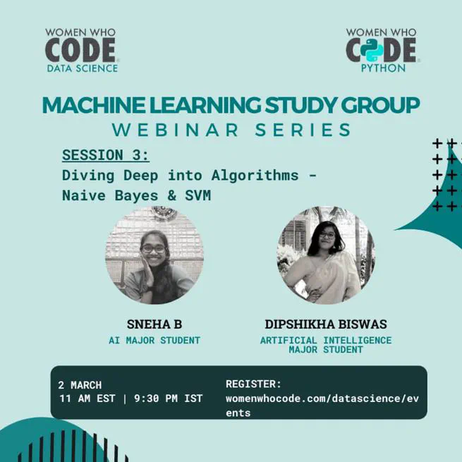 ML Study Group Series Session 3 - Naive Bayes and SVM