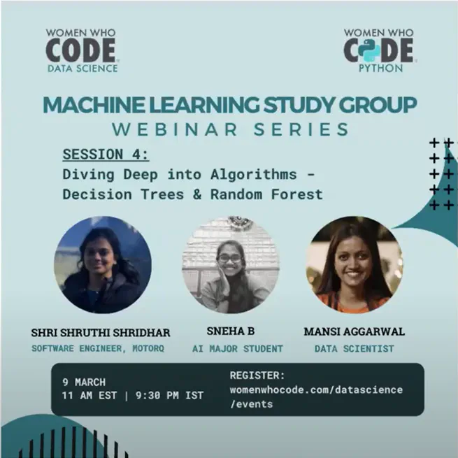 ML Study Group Series Session 4 - Decision Trees and Random Forest